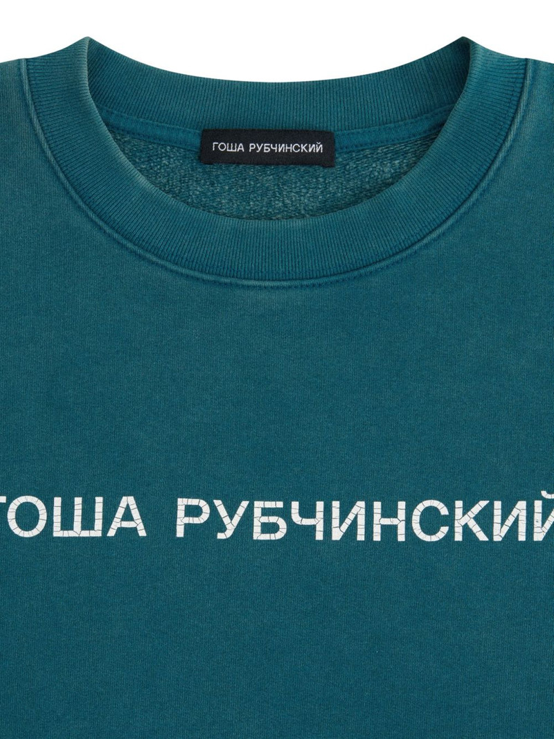 logo-print oversized sweater 3