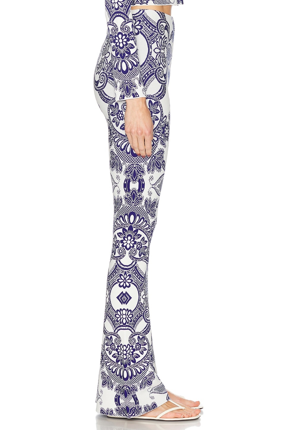 Knit Straight Leg Pants - 3