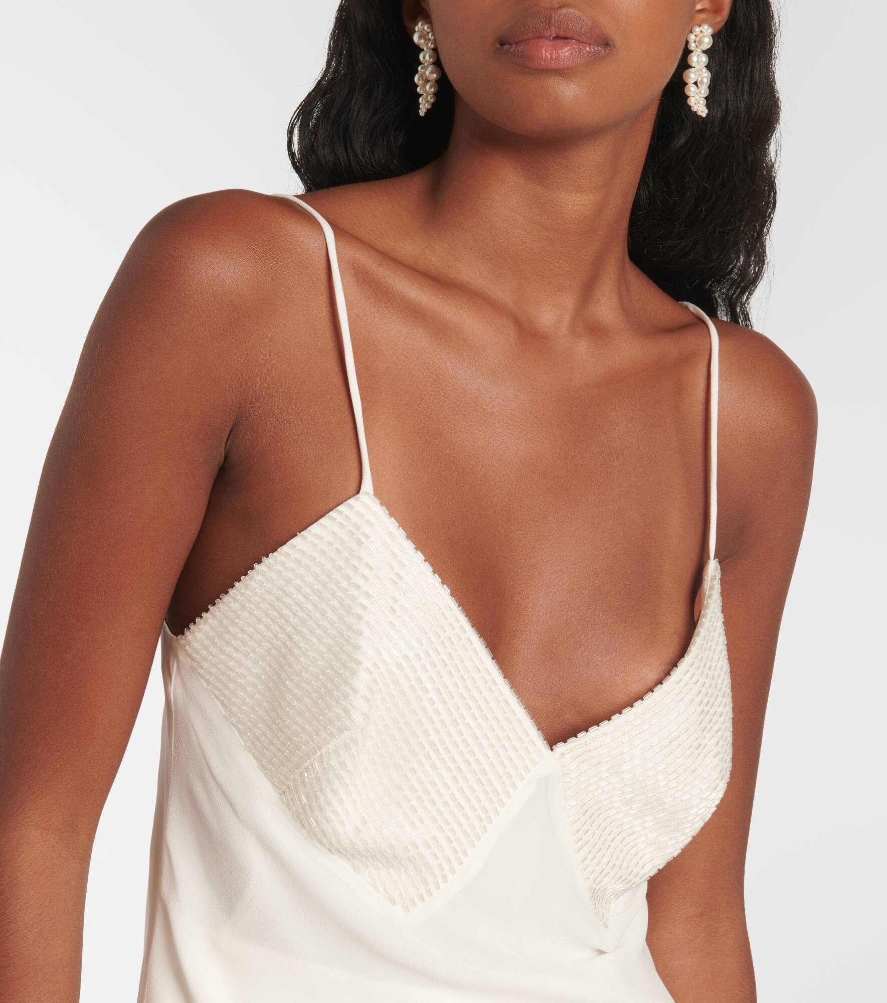 Bridal Opache silk georgette camisole - 4