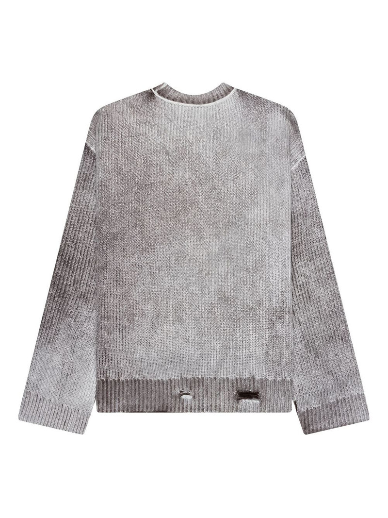 REPRESENT ribbed crew-neck sweater outlook