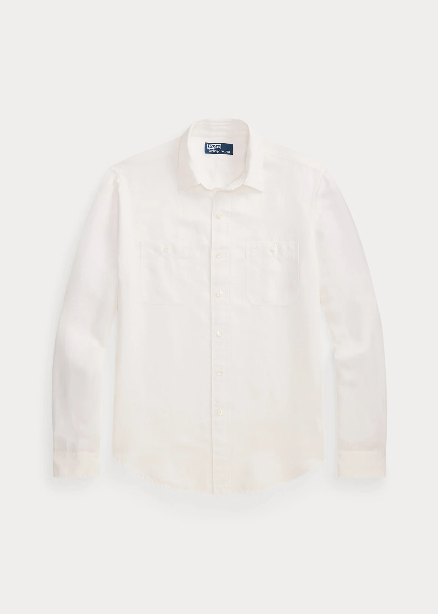 Classic Fit Linen-Silk Workshirt - 1