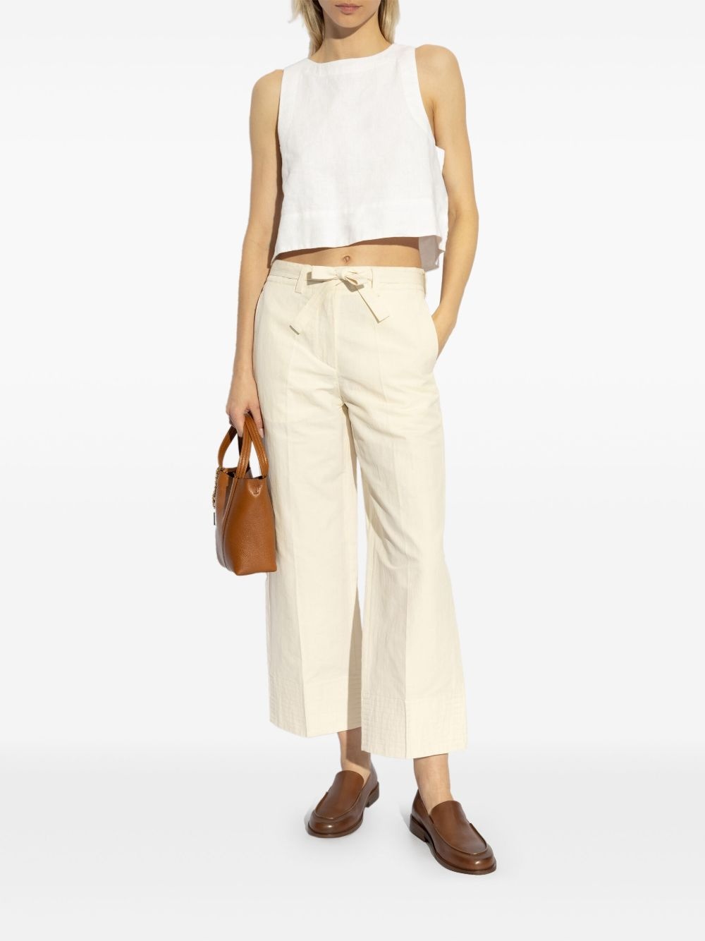 tie-fastening trousers - 2