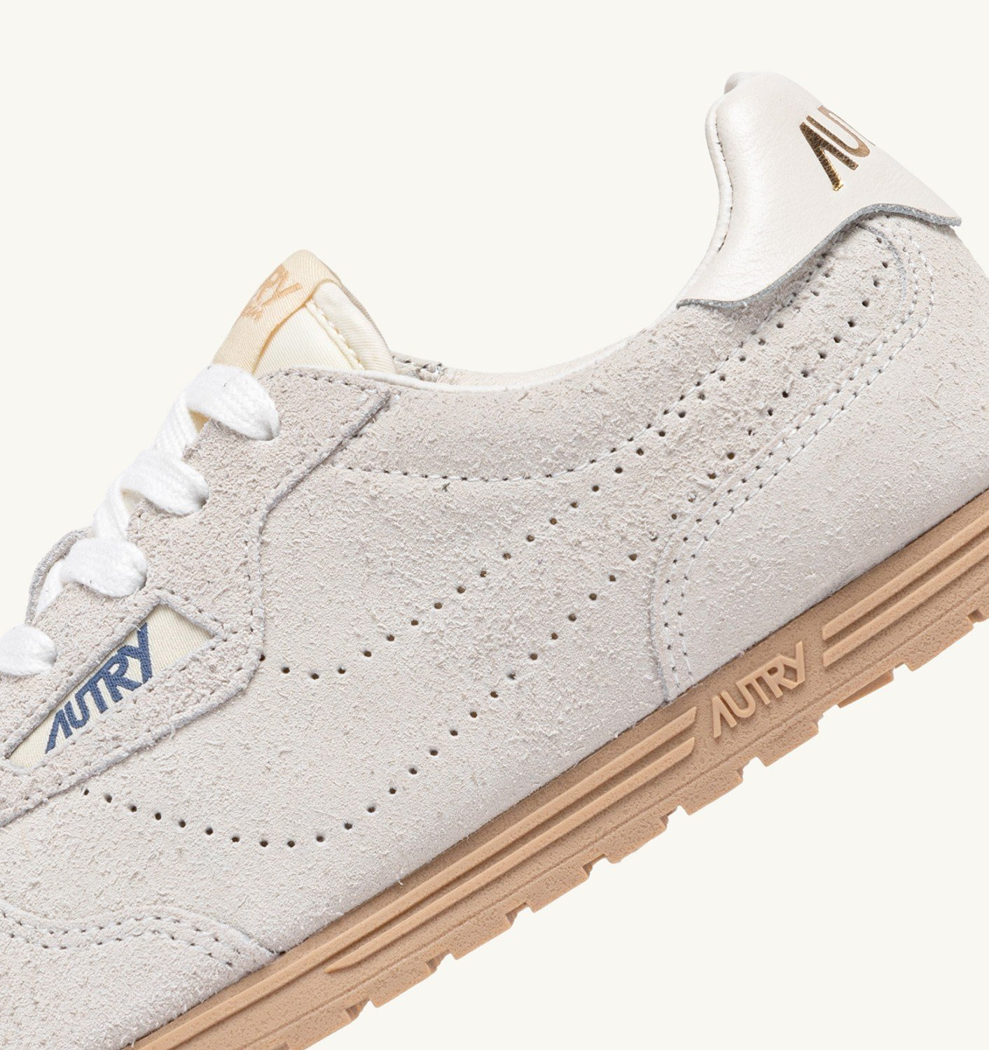 SNEAKERS WINDSPIN IN OFF WHITE SUEDE - 6