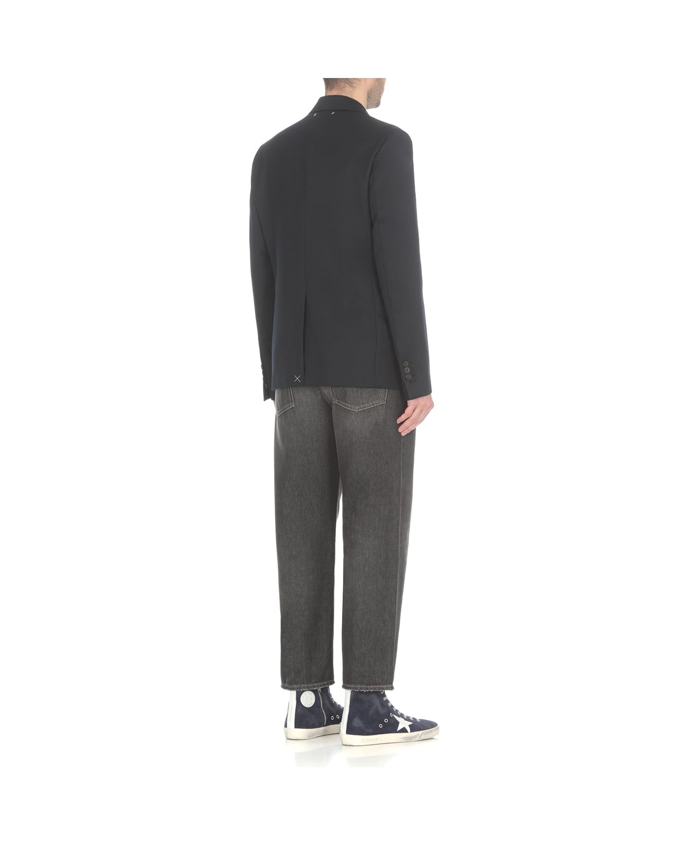Virgin Wool Blend Single-breast Jacket - 4