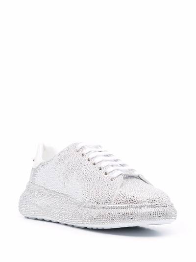 PHILIPP PLEIN crystal-embellished low top sneakers outlook