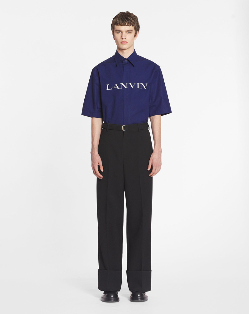 Lanvin WIDE-LEG PANTS WITH CUFFS outlook
