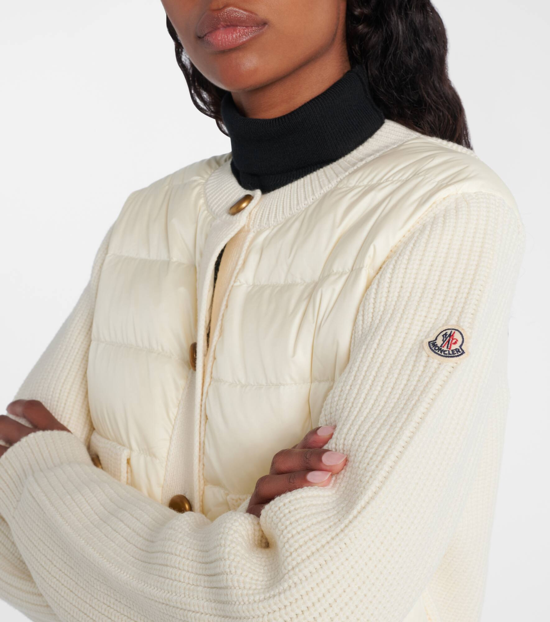 Down-paneled cardigan - 4