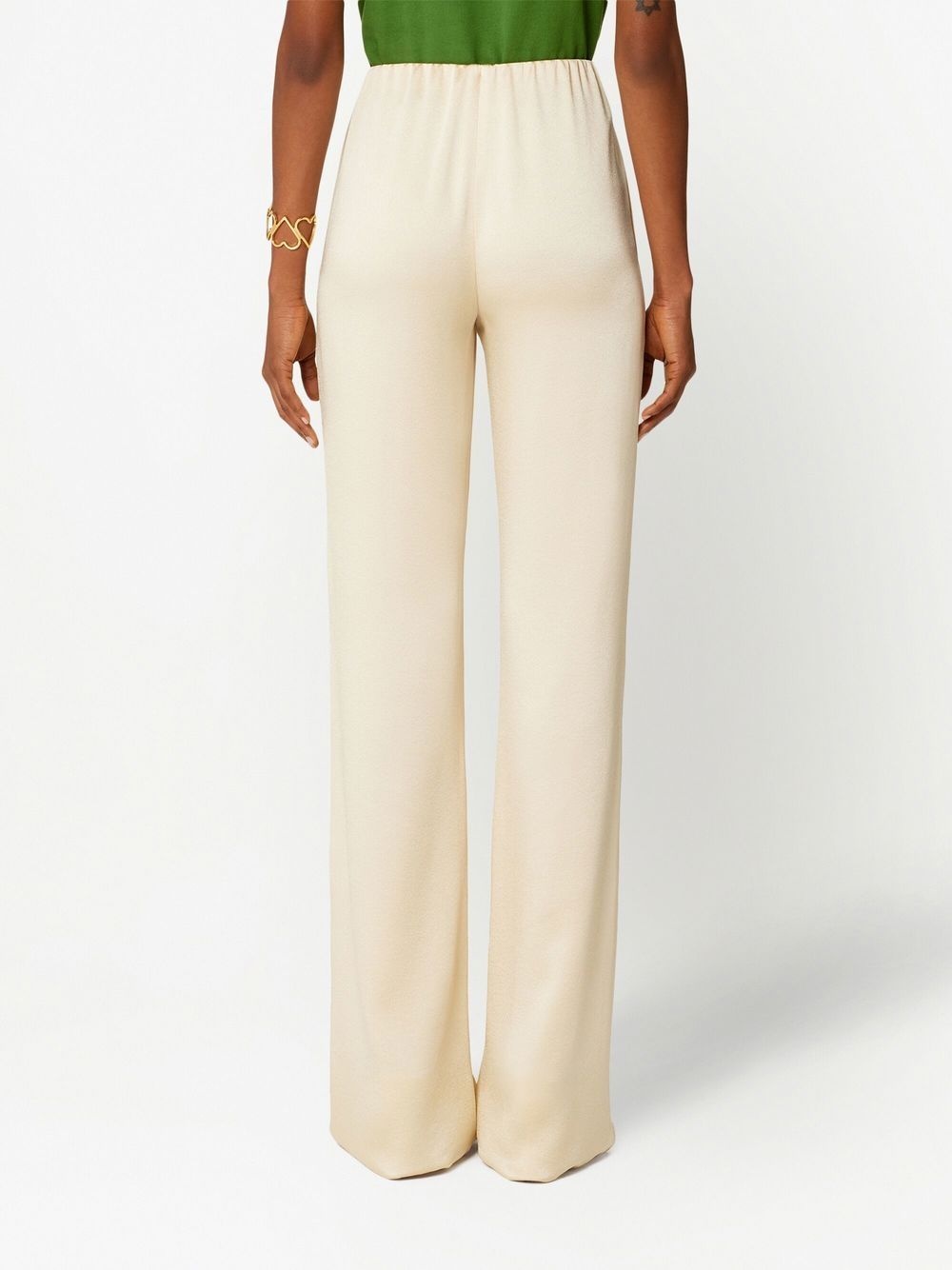 high-waisted wide leg trousers - 4
