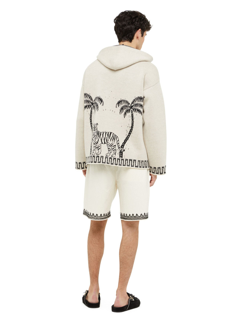 Wood Block Ibrid Jacquard Hoodie 6