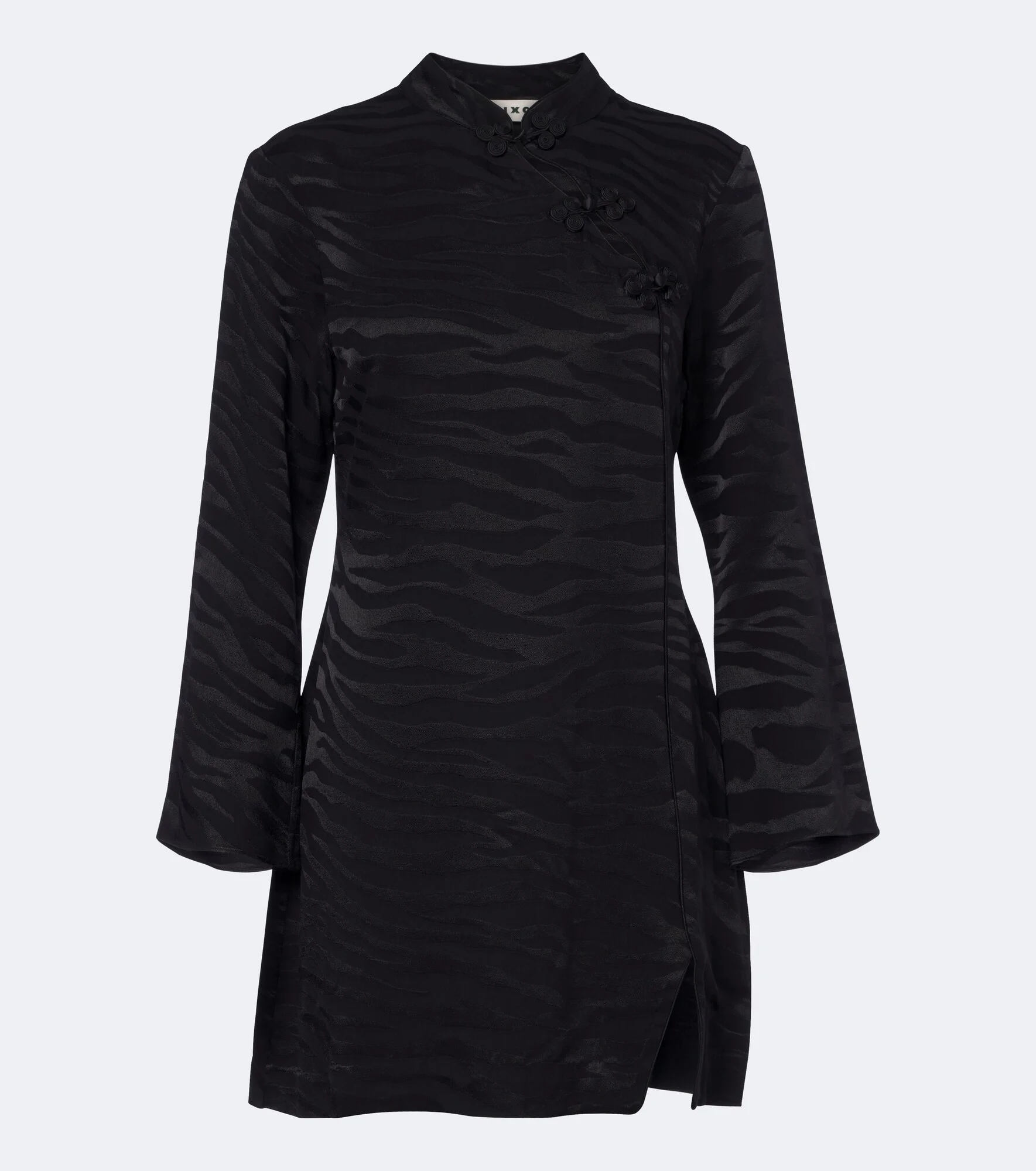 Brooklyn satin jacquard minidress - 1