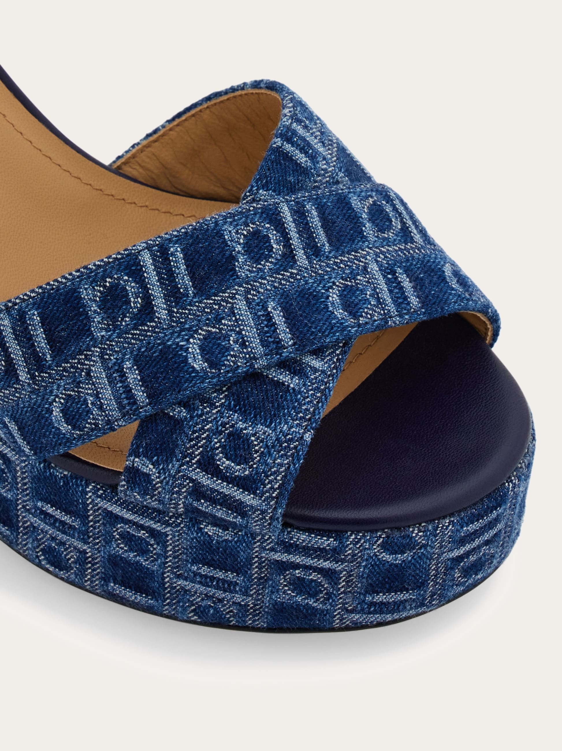 Ferragamo Monogram platform sandal - 6