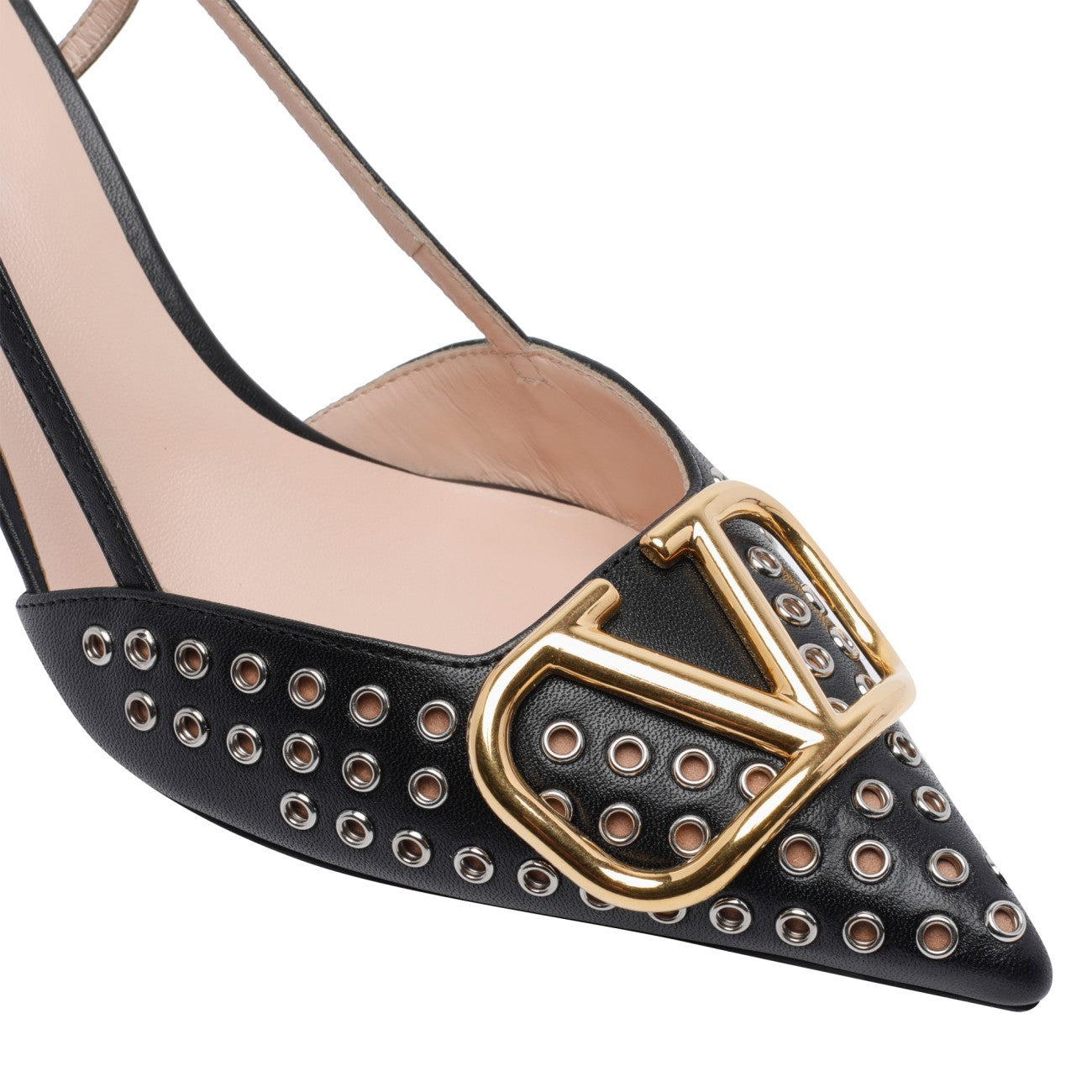 Valentino Garavani Women Vlogo Signature Slingback Pumps - 2