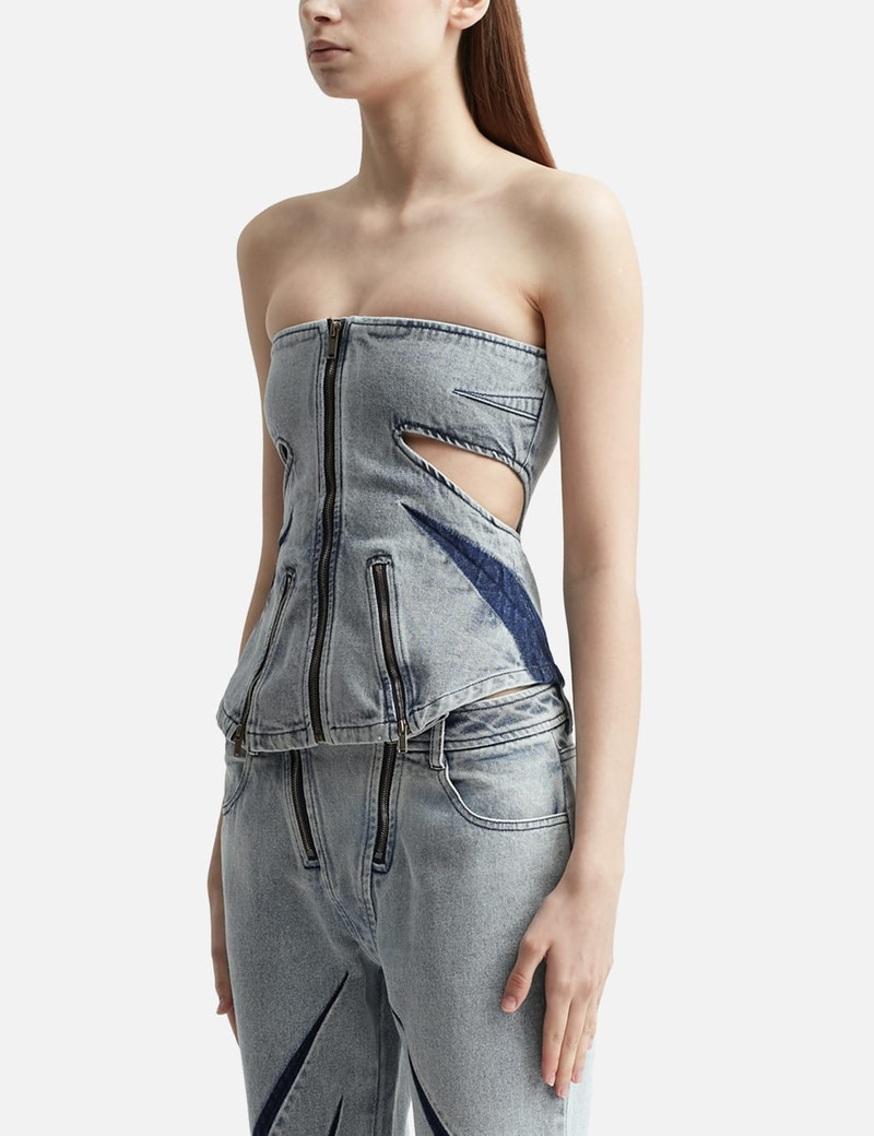 Dion Lee DARTED DENIM CORSET outlook