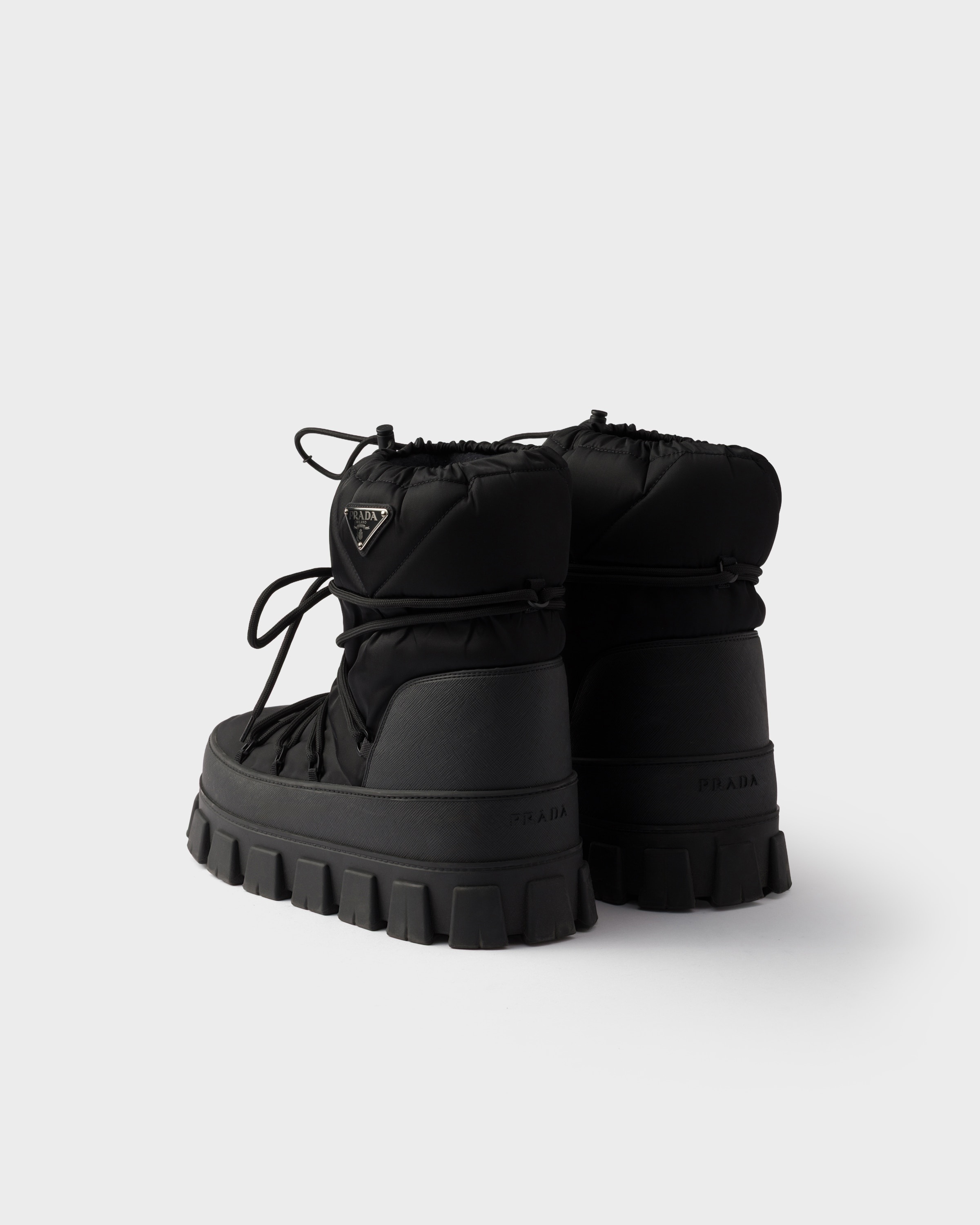 Re-Nylon gabardine après ski booties - 4
