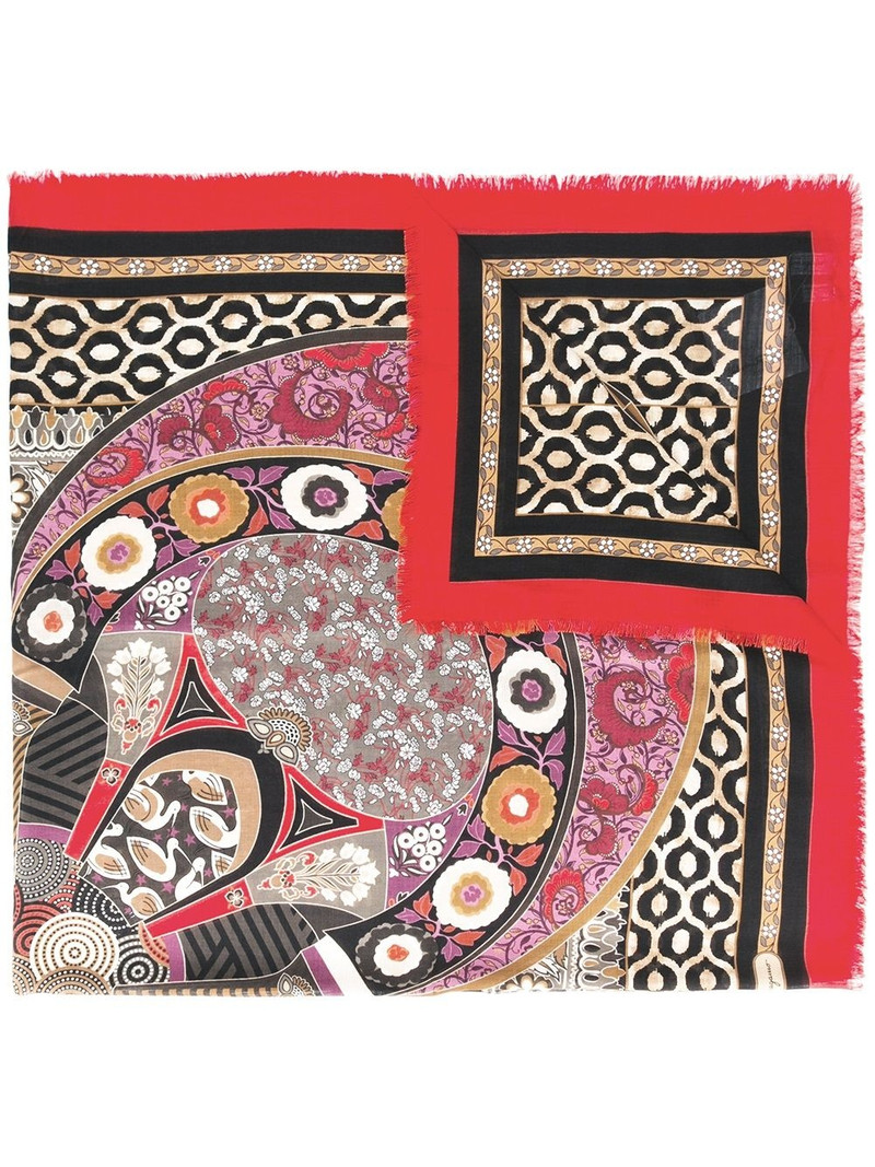 floral print scarf 1