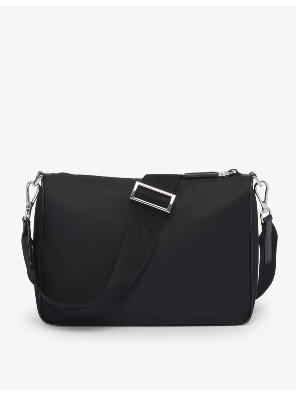 Re-Nylon leather and recycled-nylon shoulder bag - 4