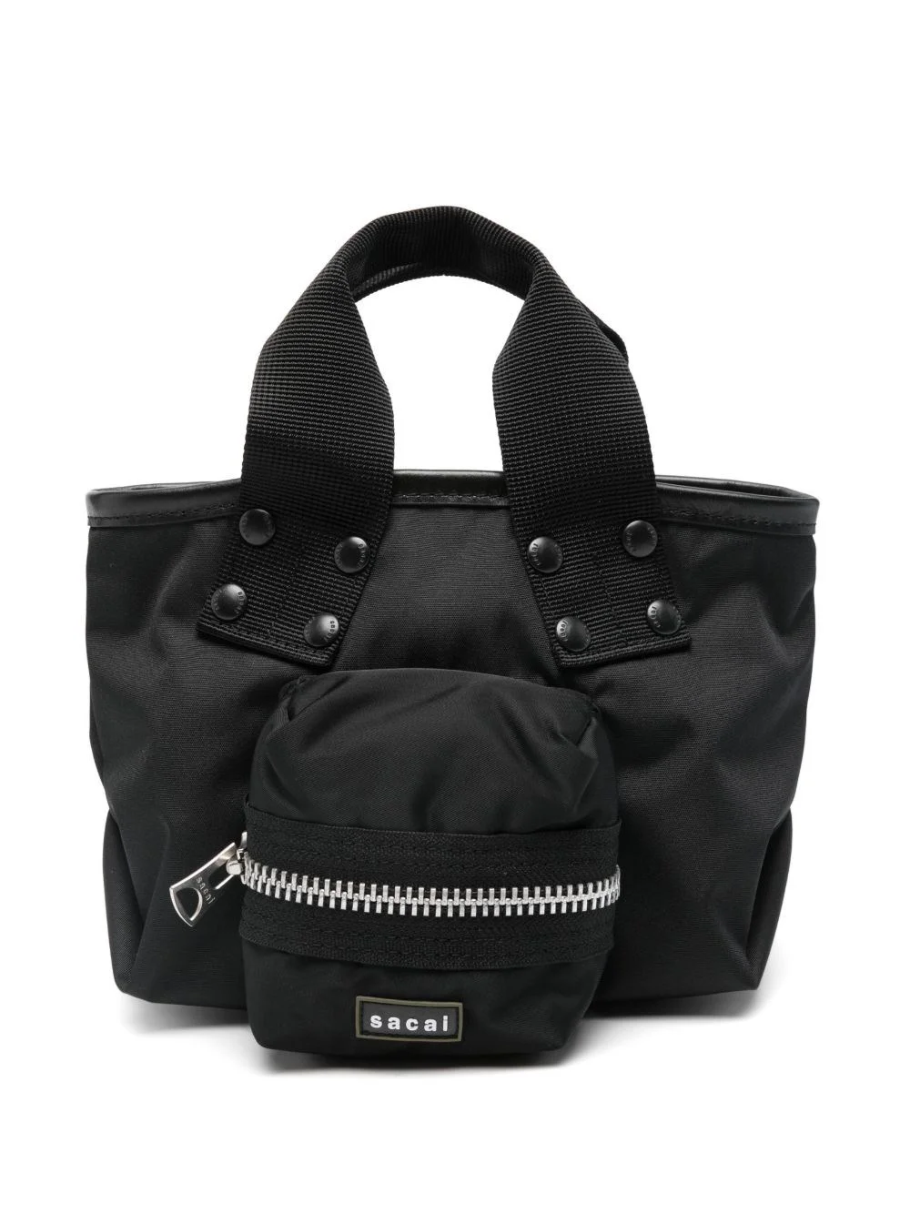 Pocket small nylon tote - 1