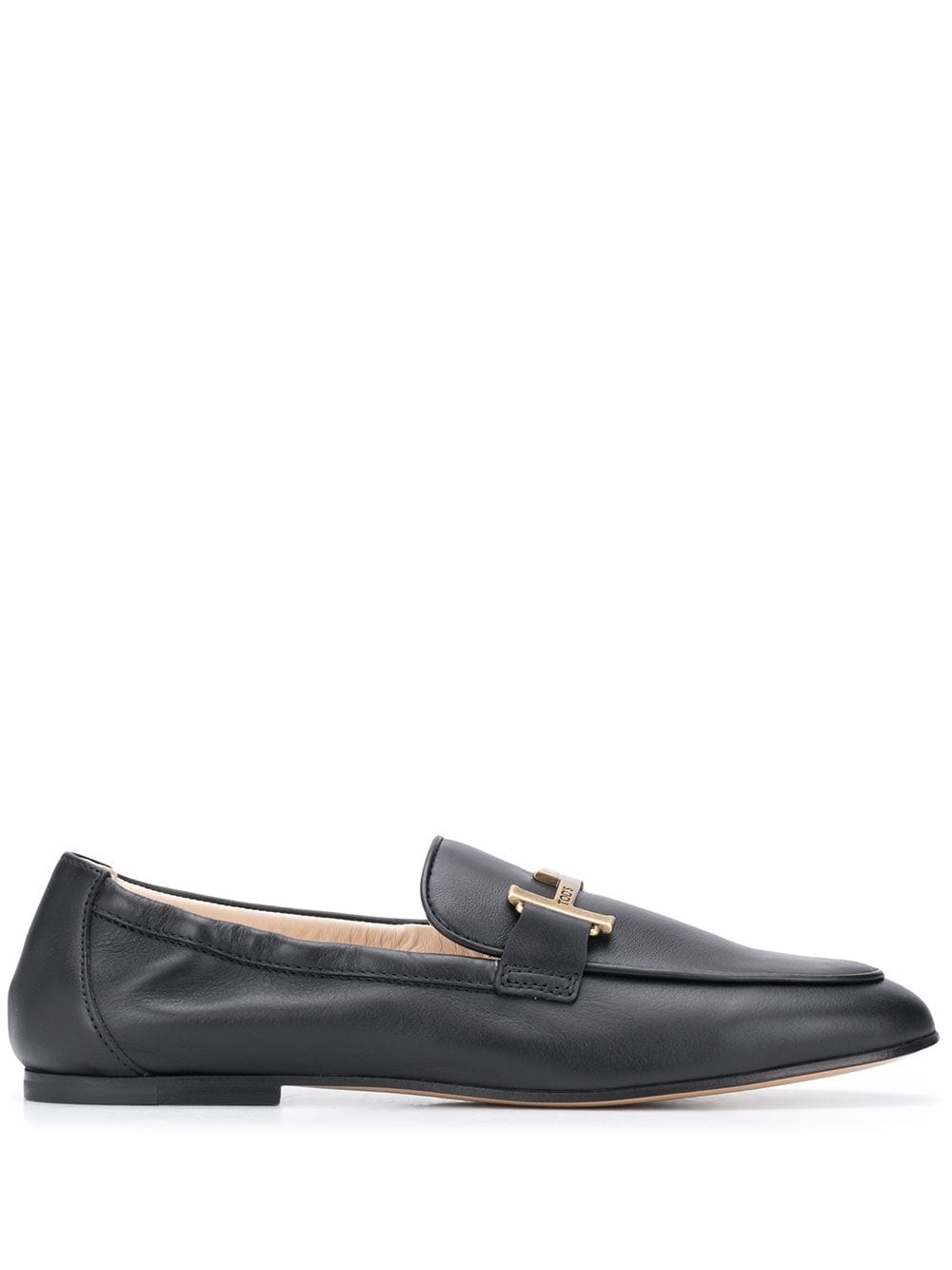 T logo loafers - 1