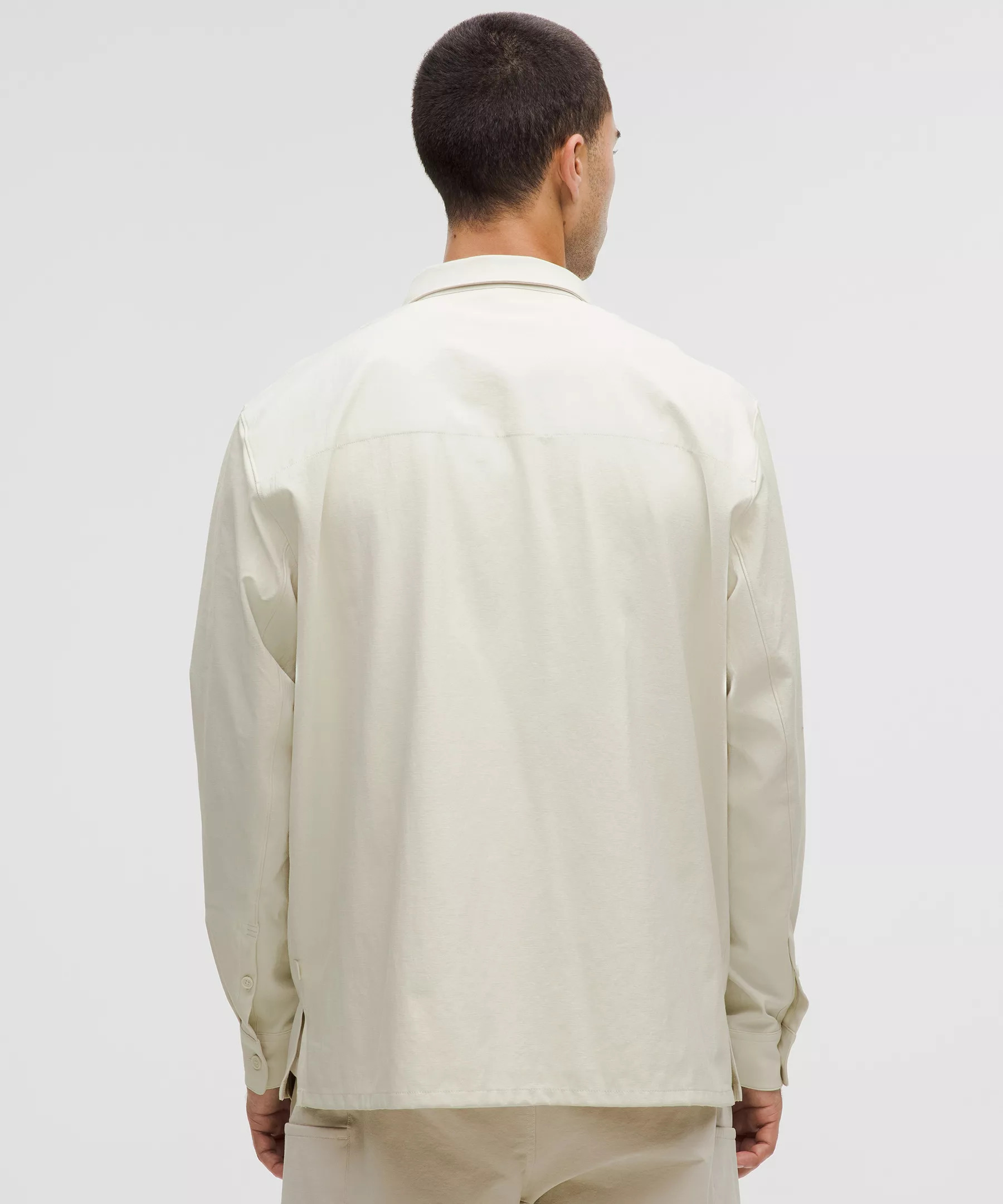 Relaxed-Fit Long-Sleeve Button-Up - 3