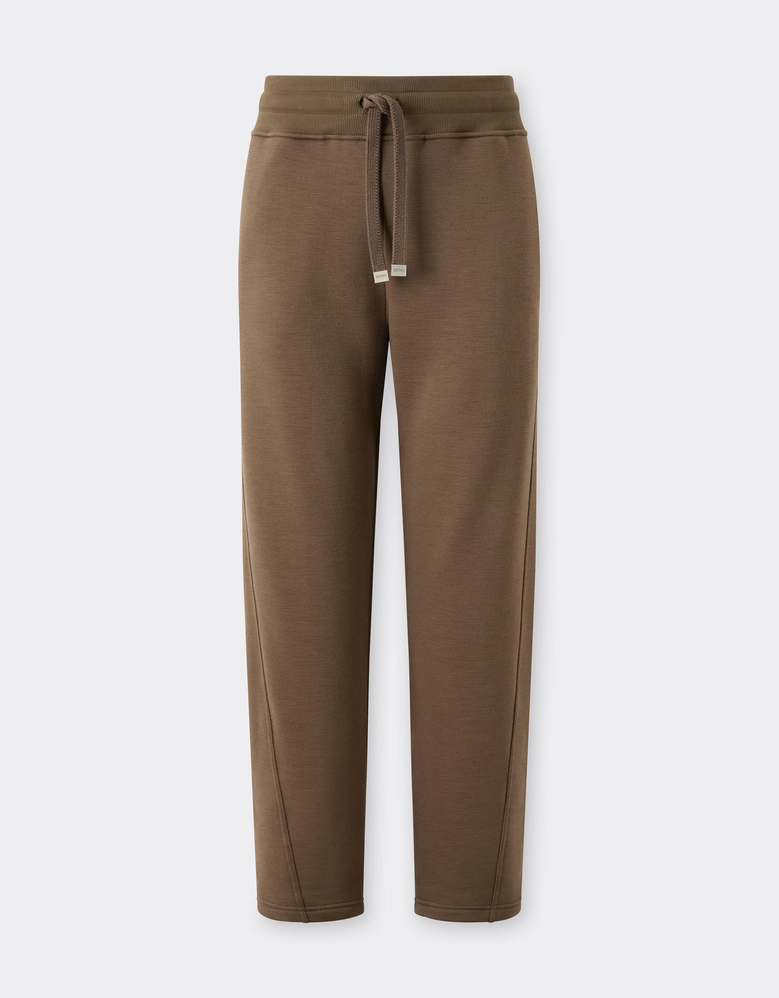 Wool and Cotton Jogger Trousers - 1