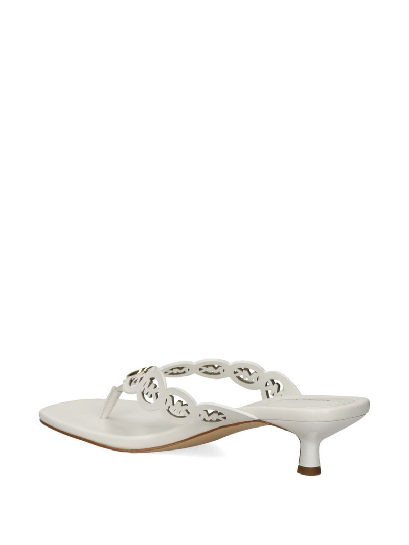 logo-cutout kitten-heel sandals 4