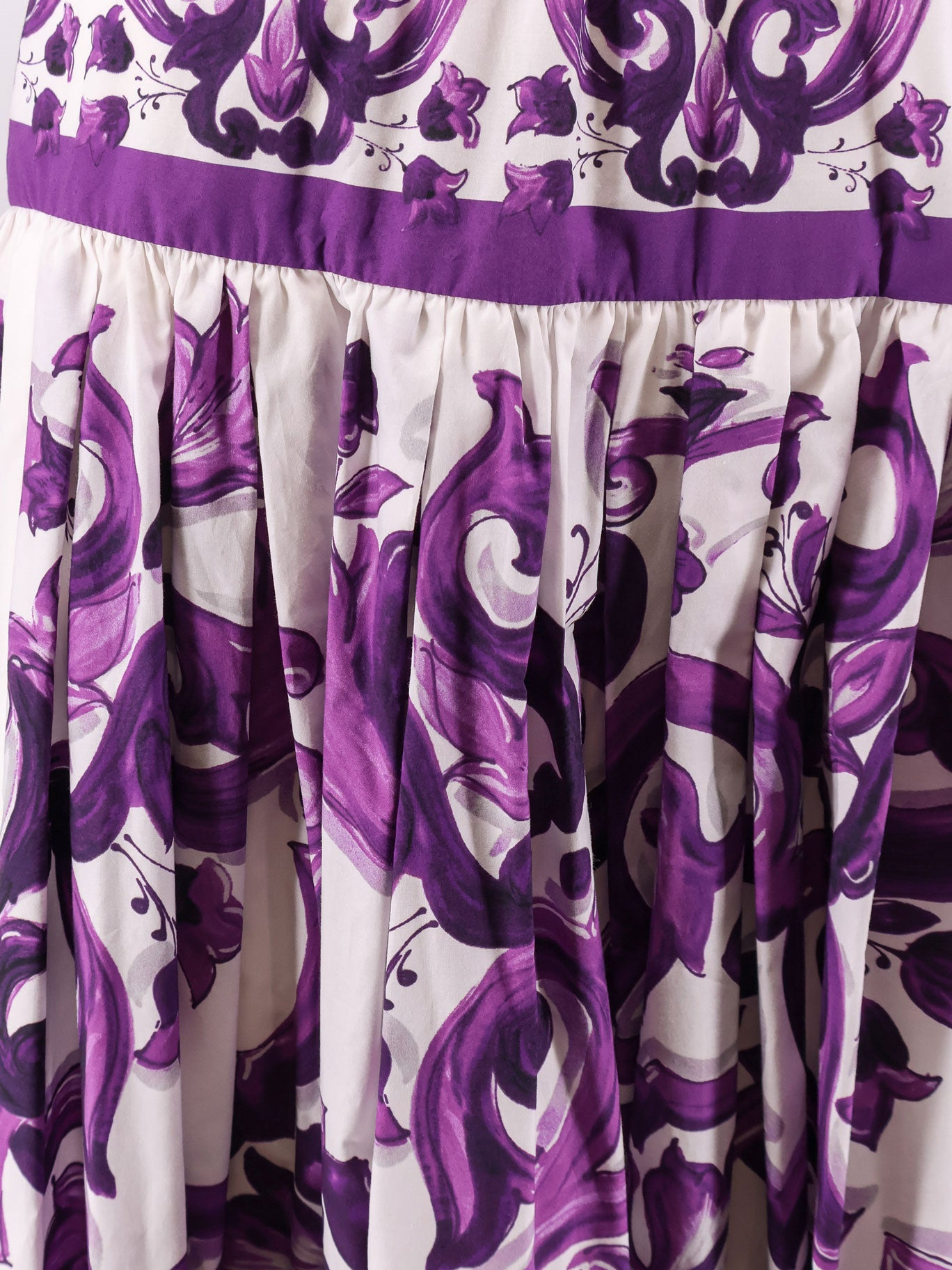 Long Skirt With Maiolica Print - 3