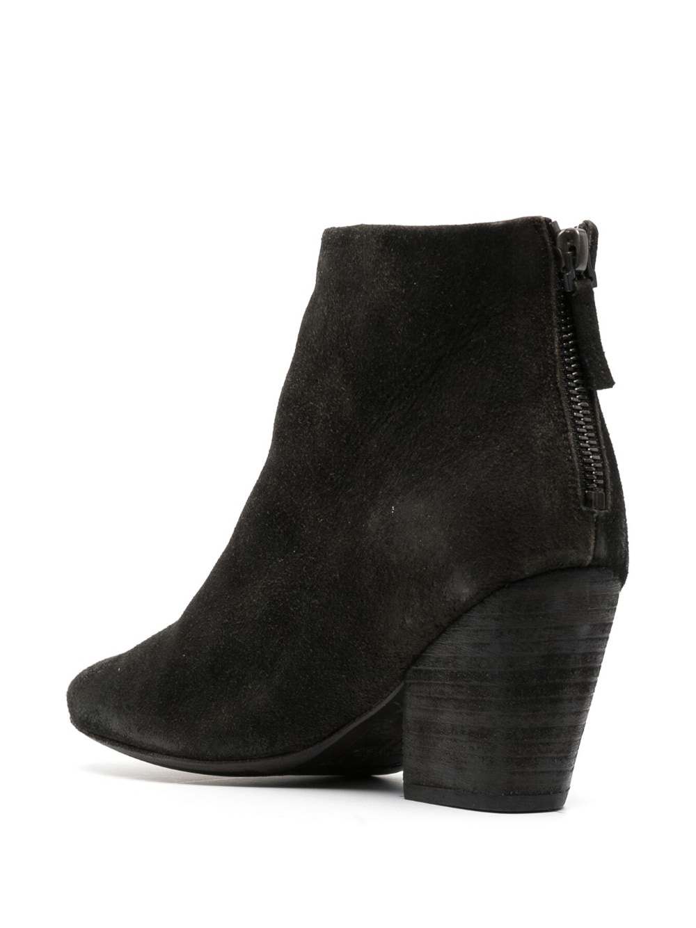 80mm leather ankle boots - 3