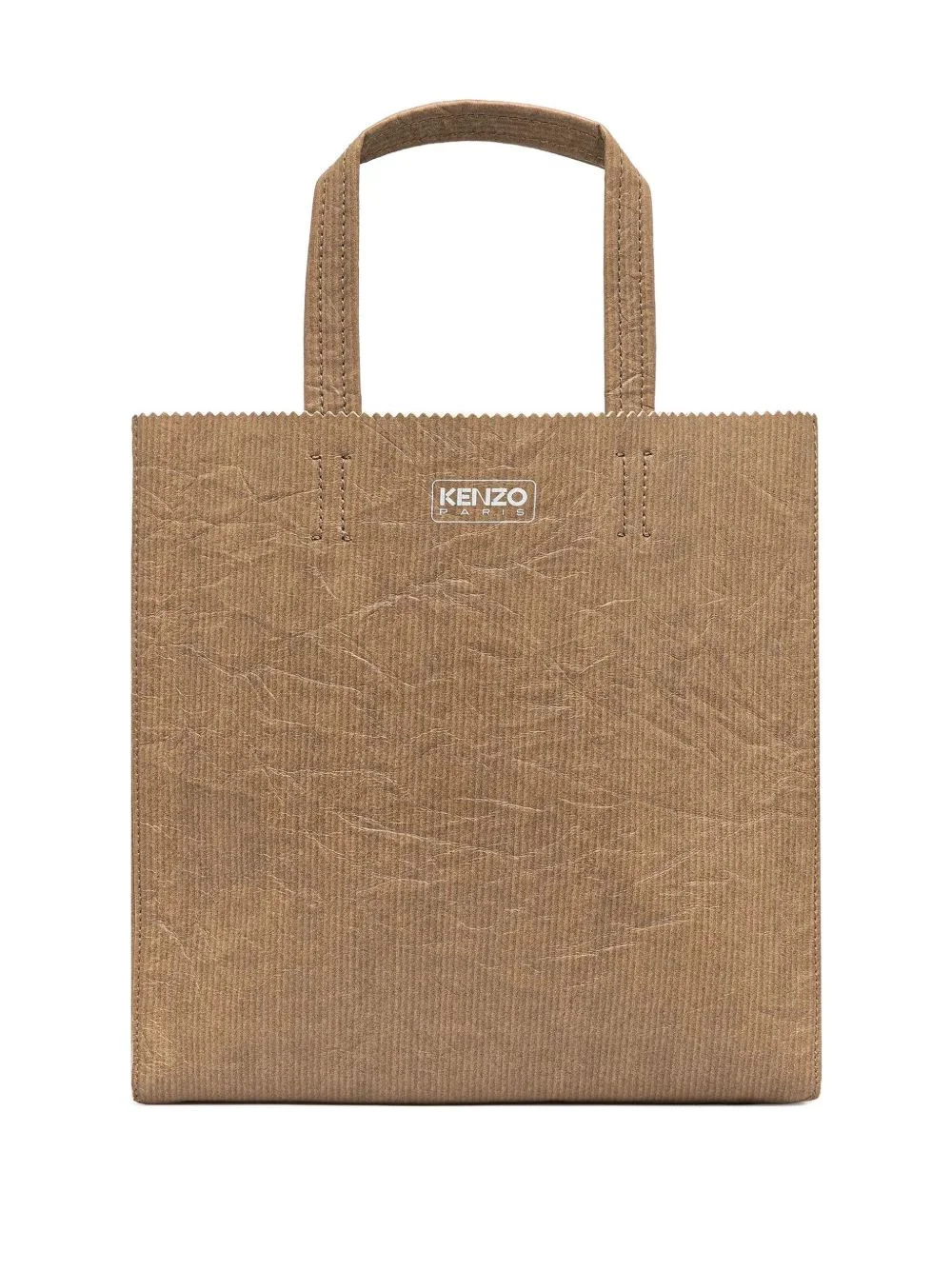 small leather tote bag - 1