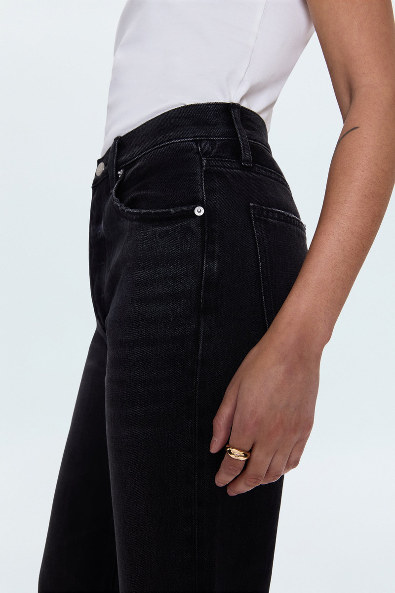 CASSIE SUPER HIGH RISE STRAIGHT JEAN - STORMY 3