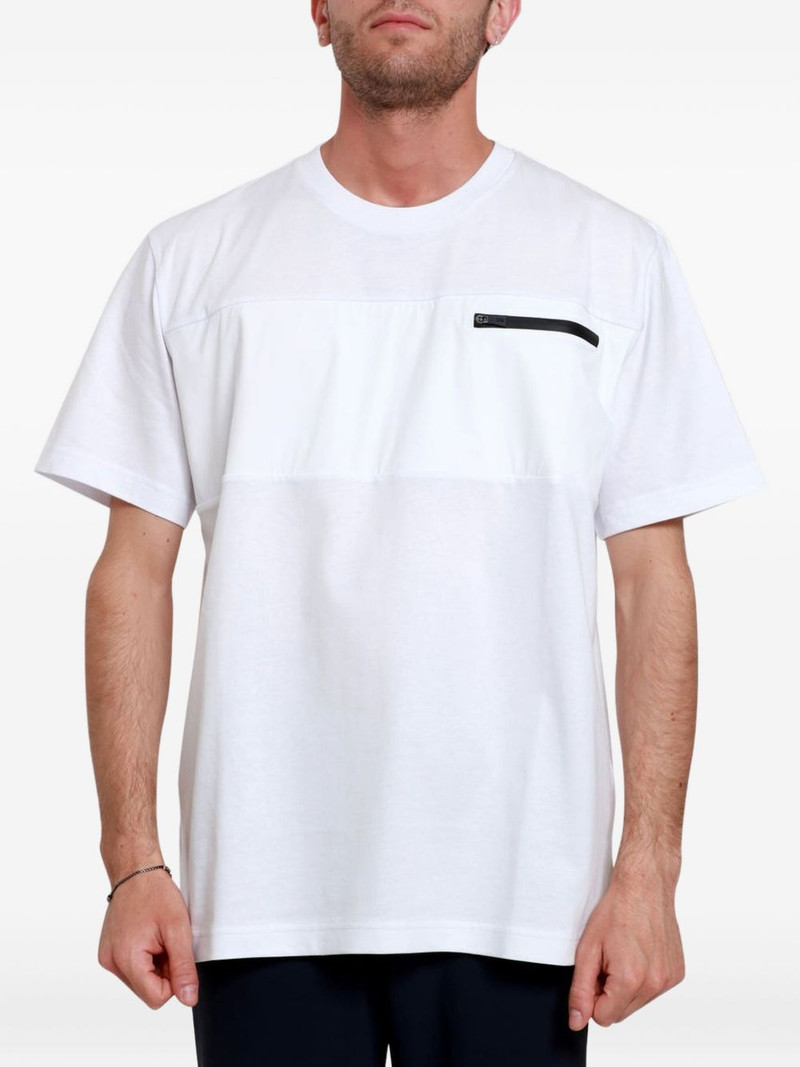 Herno zip-pocket panelled T-shirt outlook