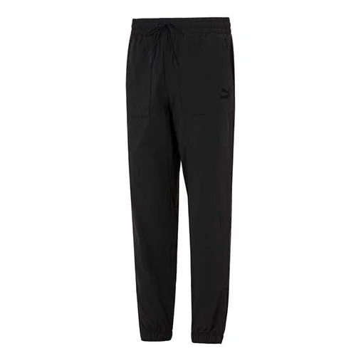 PUMA Essentials Logo Pants 'Black' 535554-01 - 1