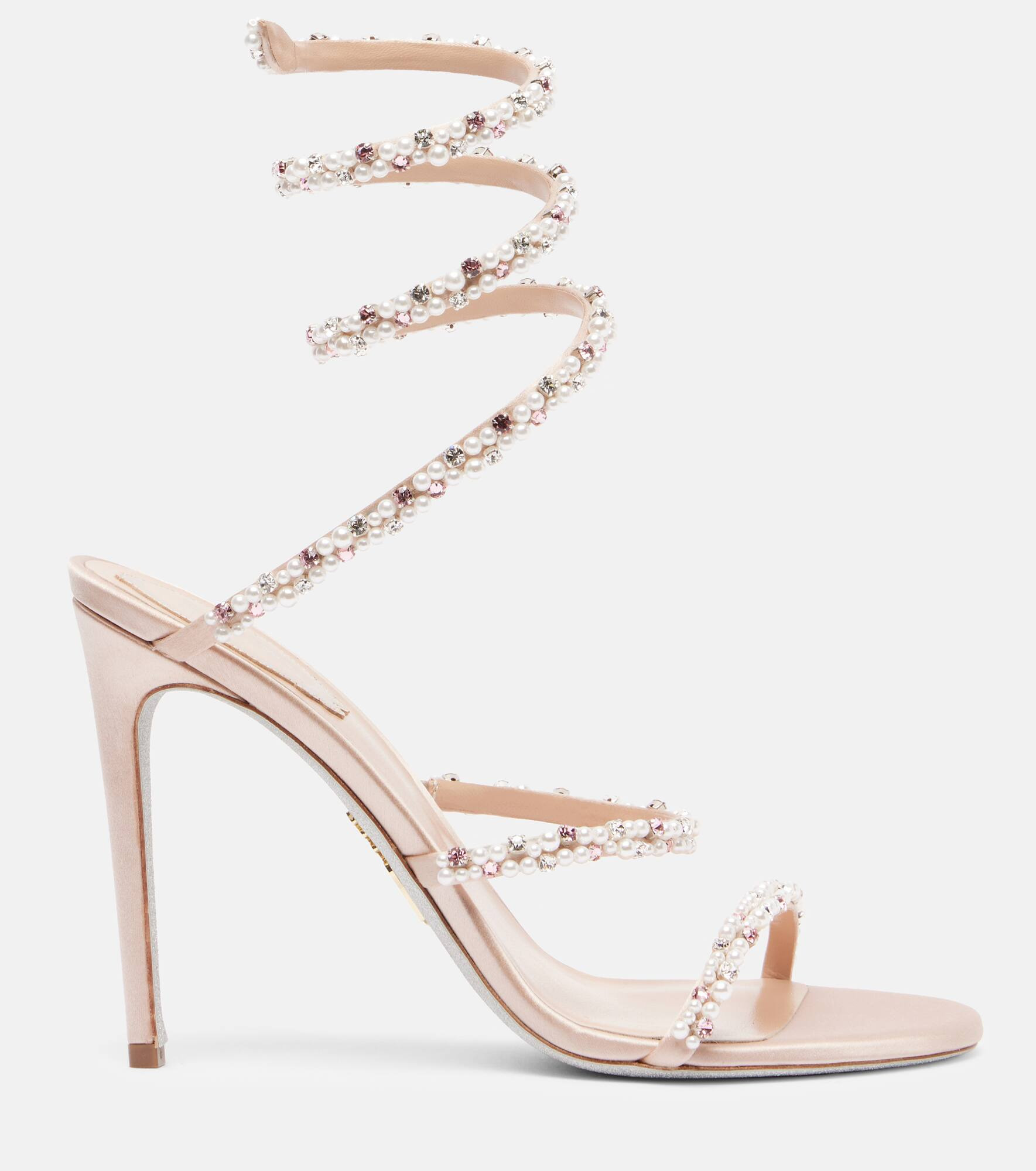 Cleo 105 embellished satin sandals - 4