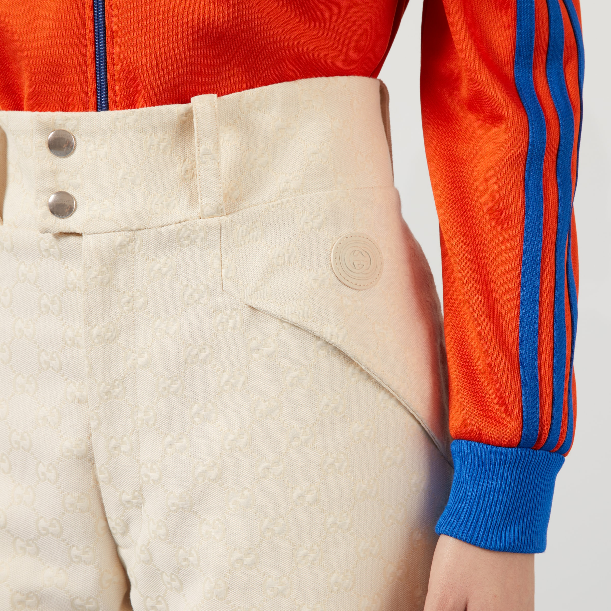 GG cotton canvas pant - 3