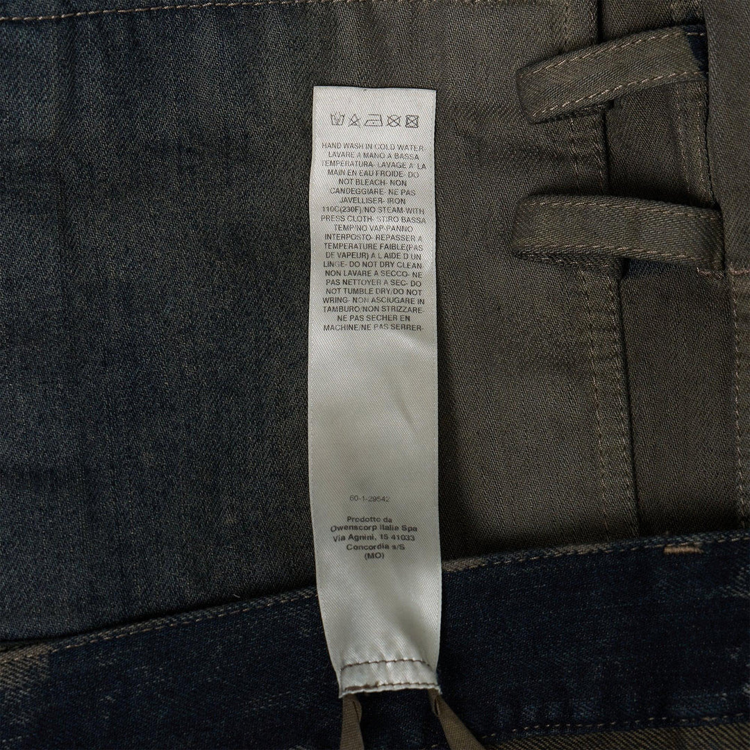 Wide Bela Pants 14oz Darkdust Degrade Slub Denim - 3