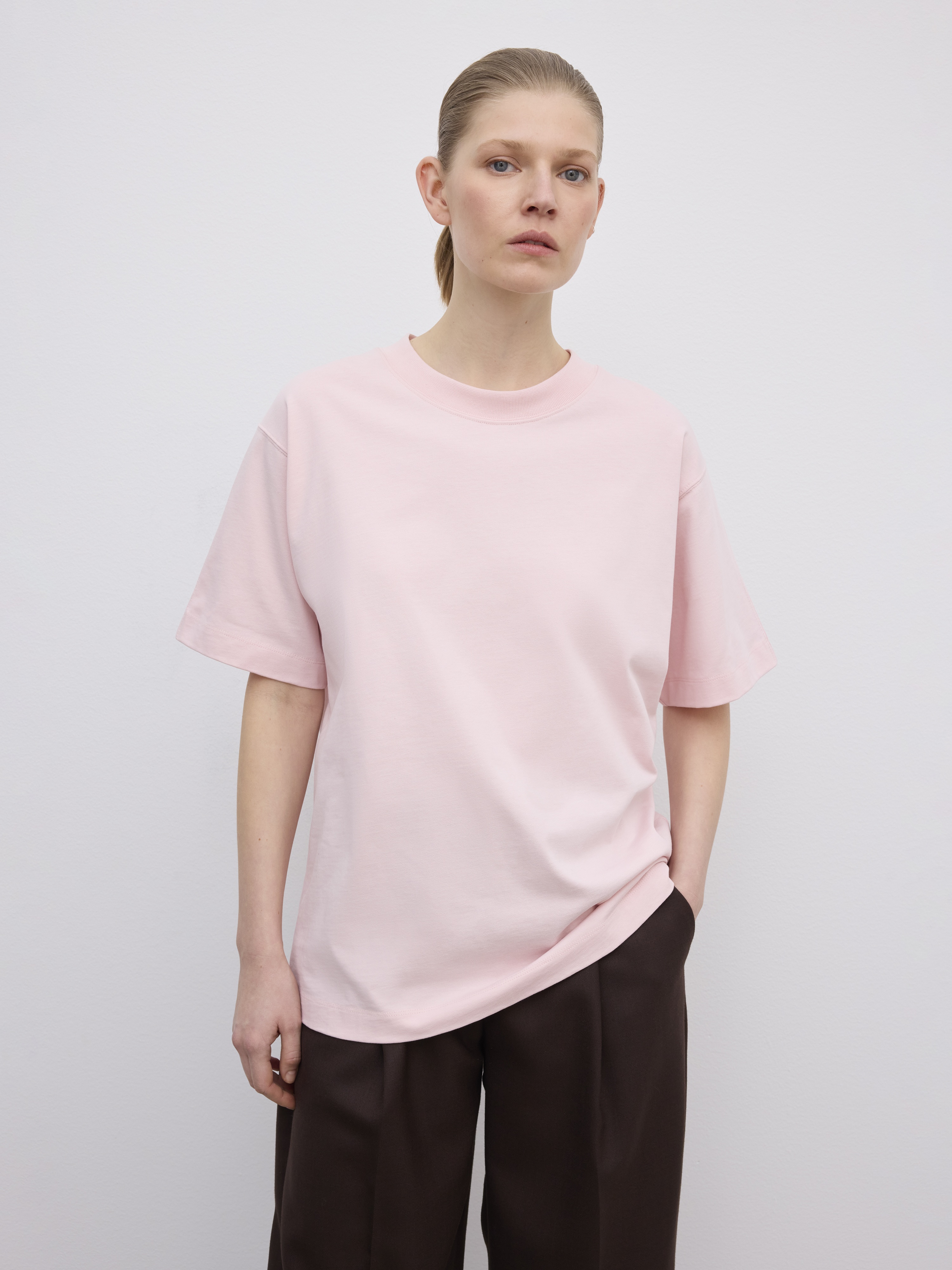 Oversized Cotton Tee - 2