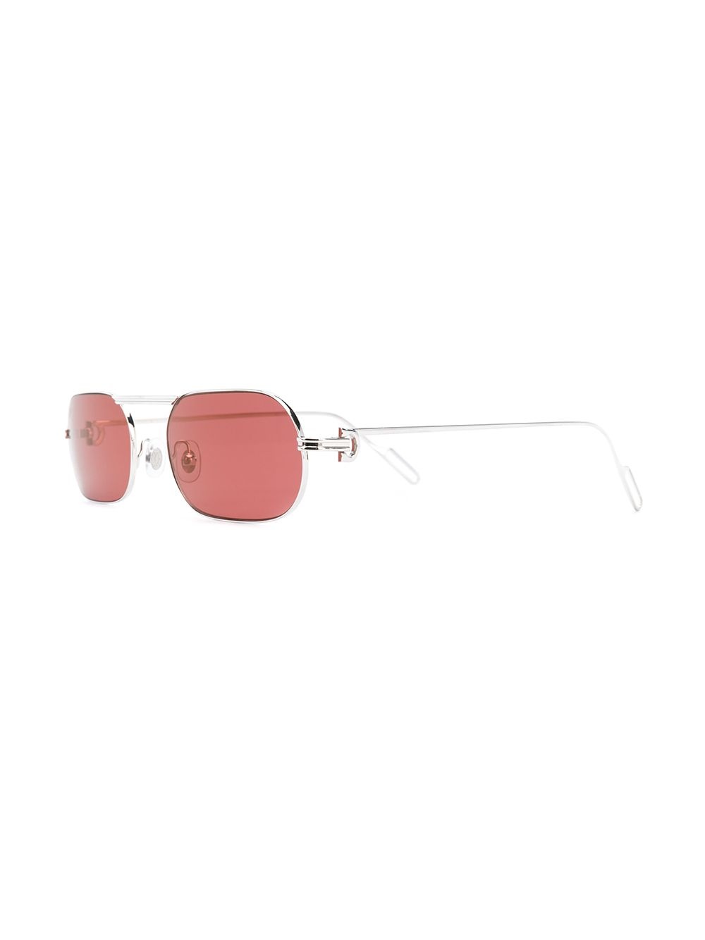 tinted square sunglasses - 2