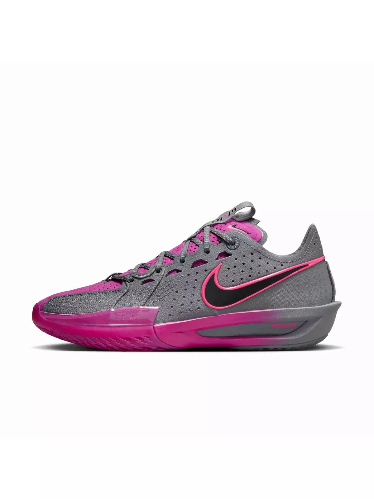 G.T. Cut 3 "Smoke Grey/Hot Fuchsia/Hyper Pink/Black" Men's Basketball Shoe - 2
