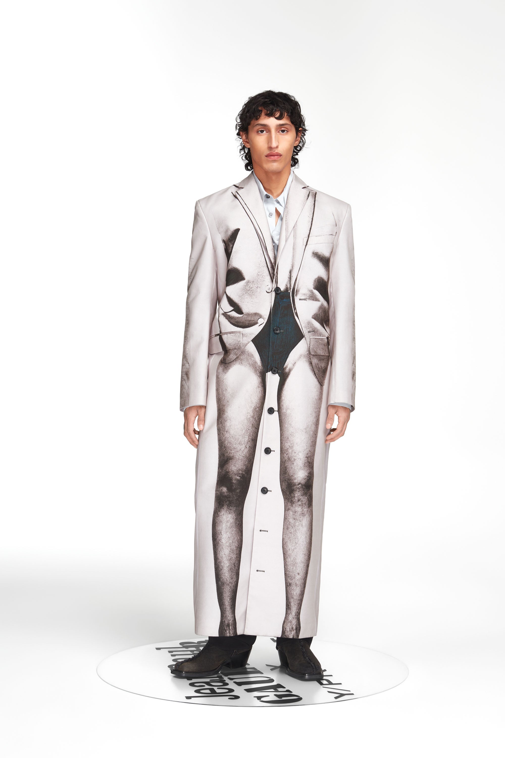 Trompe L'Oeil Janty Maxi Coat - 1