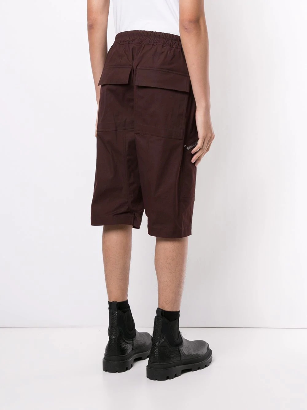 Performa dropped-crotch shorts - 4