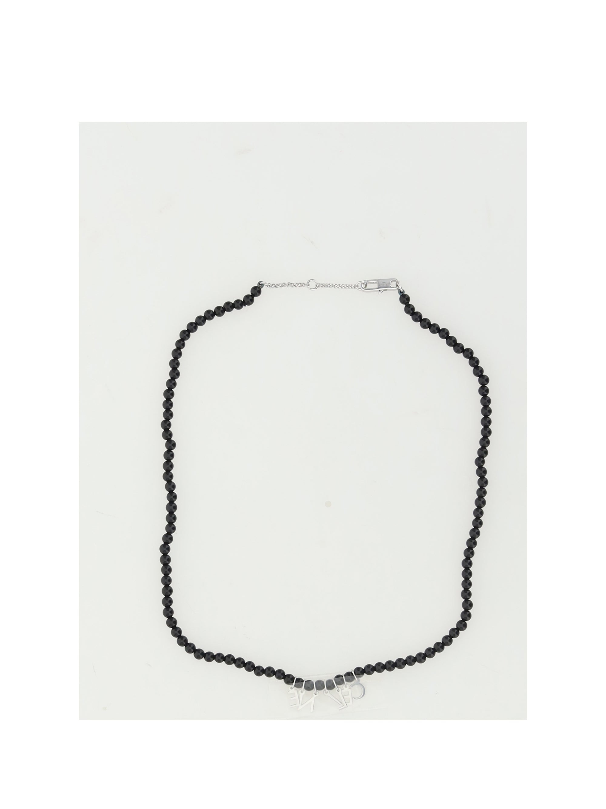 Celine Men Onyx Beads Necklace - 1
