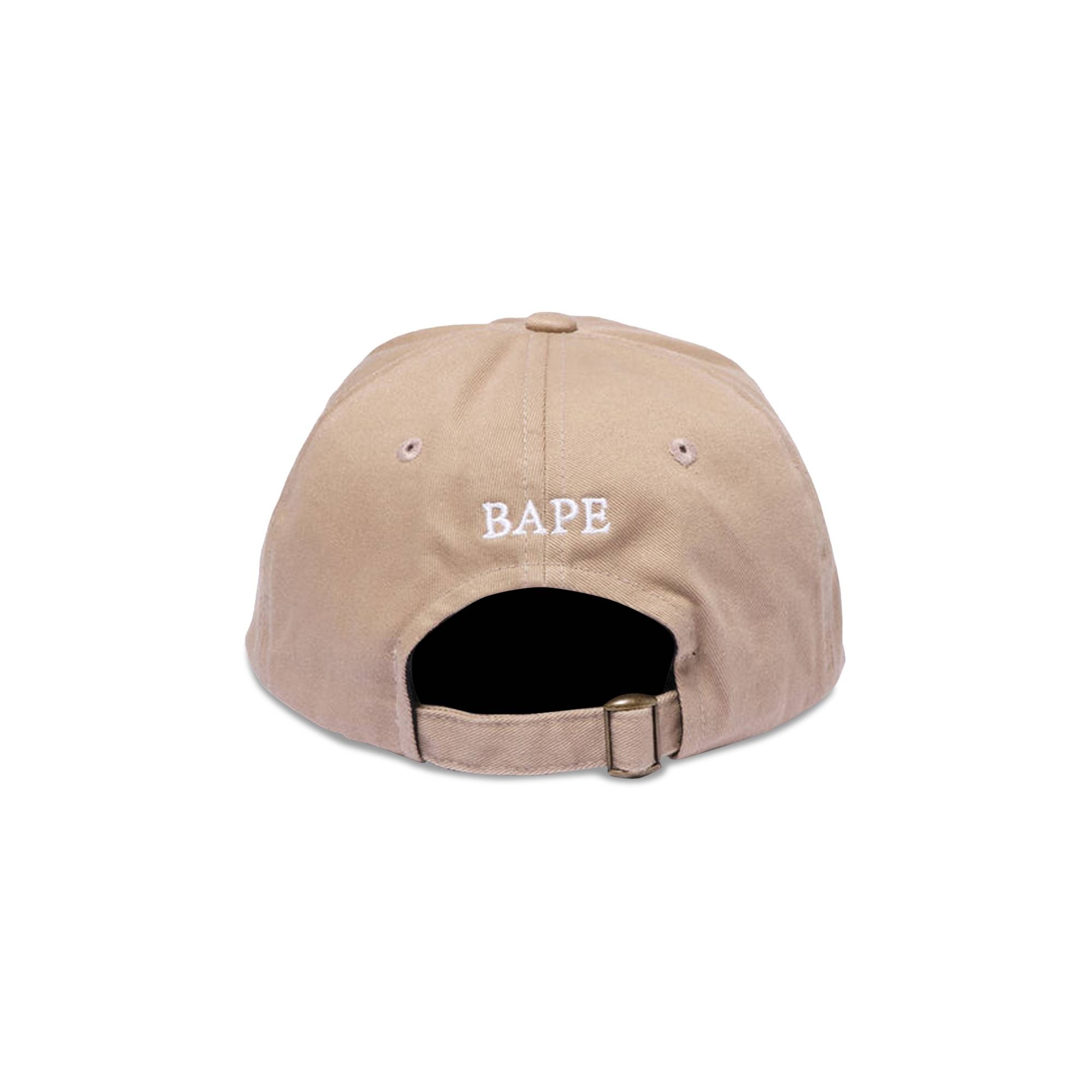 BAPE Ape Head One Point Panel Cap 'Beige' - 2