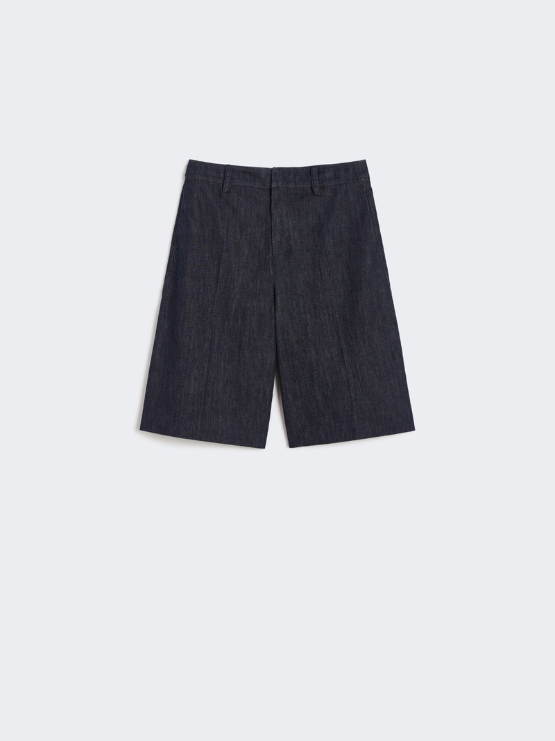 FRANK Indigo denim Bermuda shorts 1