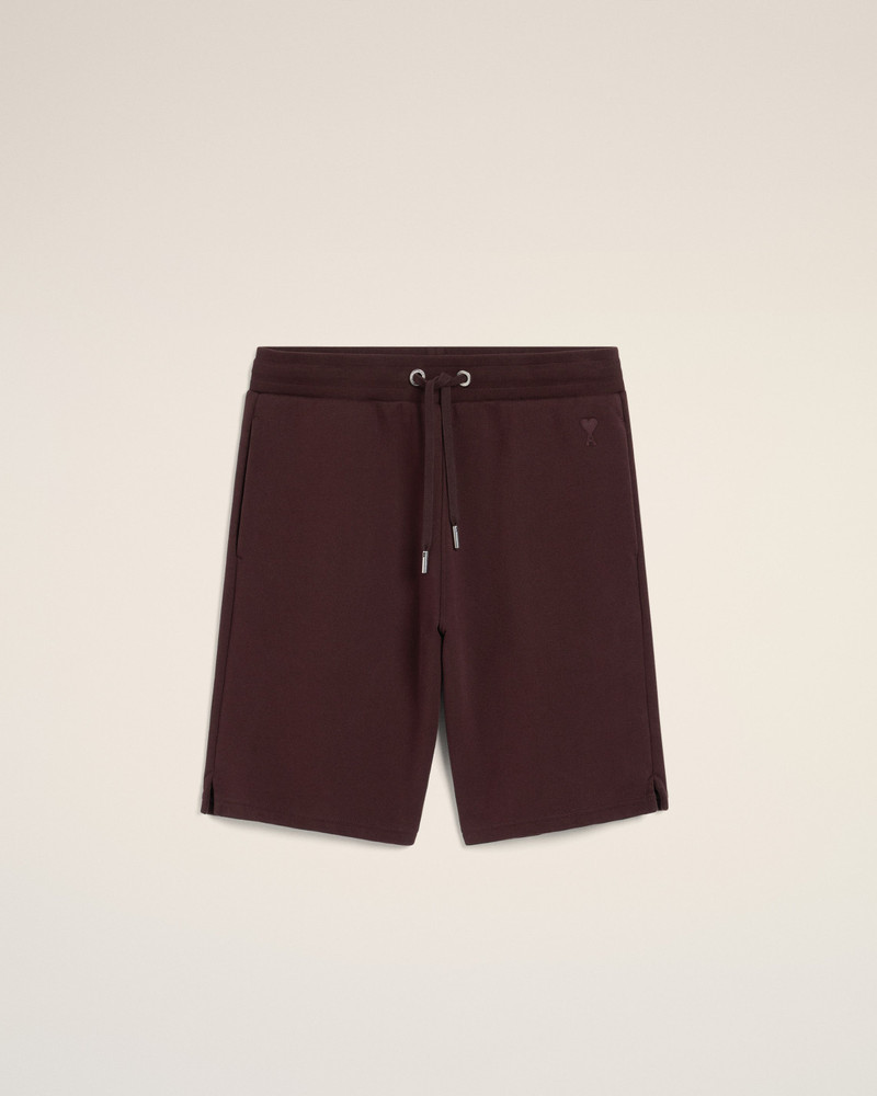 BURGUNDY COTTON AMI DE COEUR SHORT 1