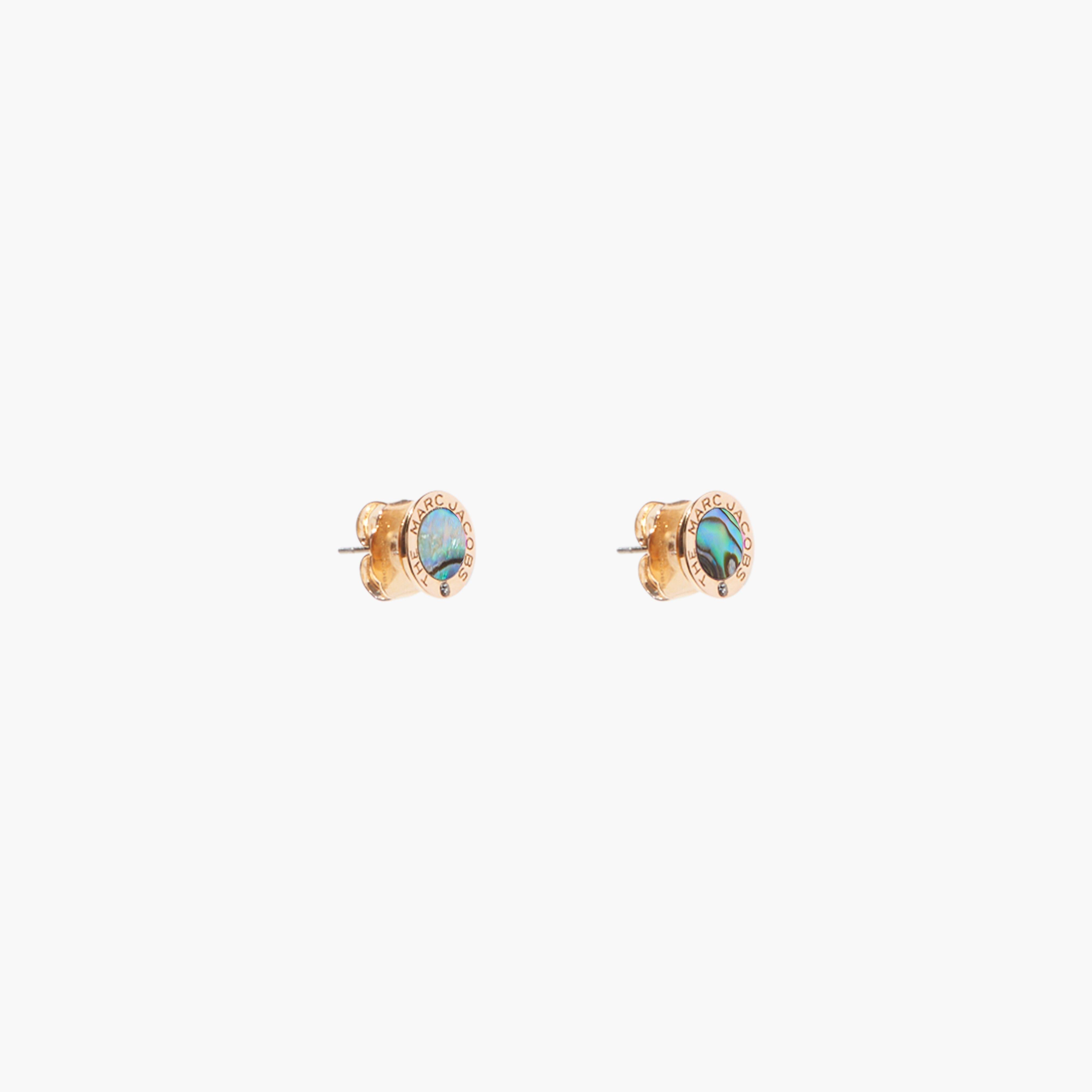 THE MEDALLION ABALONE EARRINGS - 2