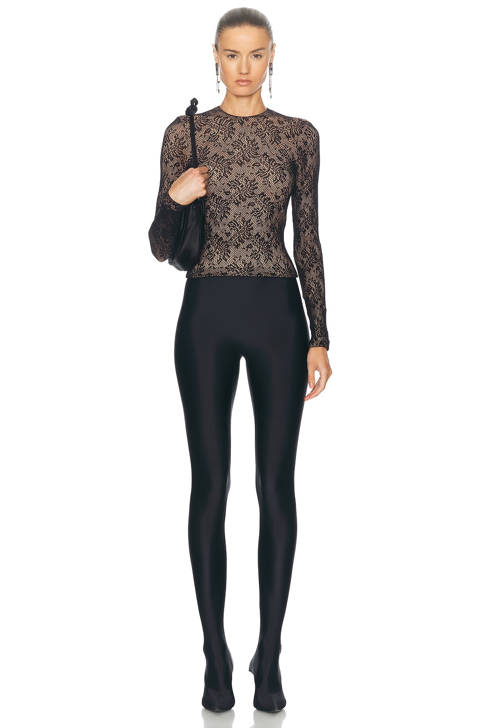 Lace Crewneck Top - 4