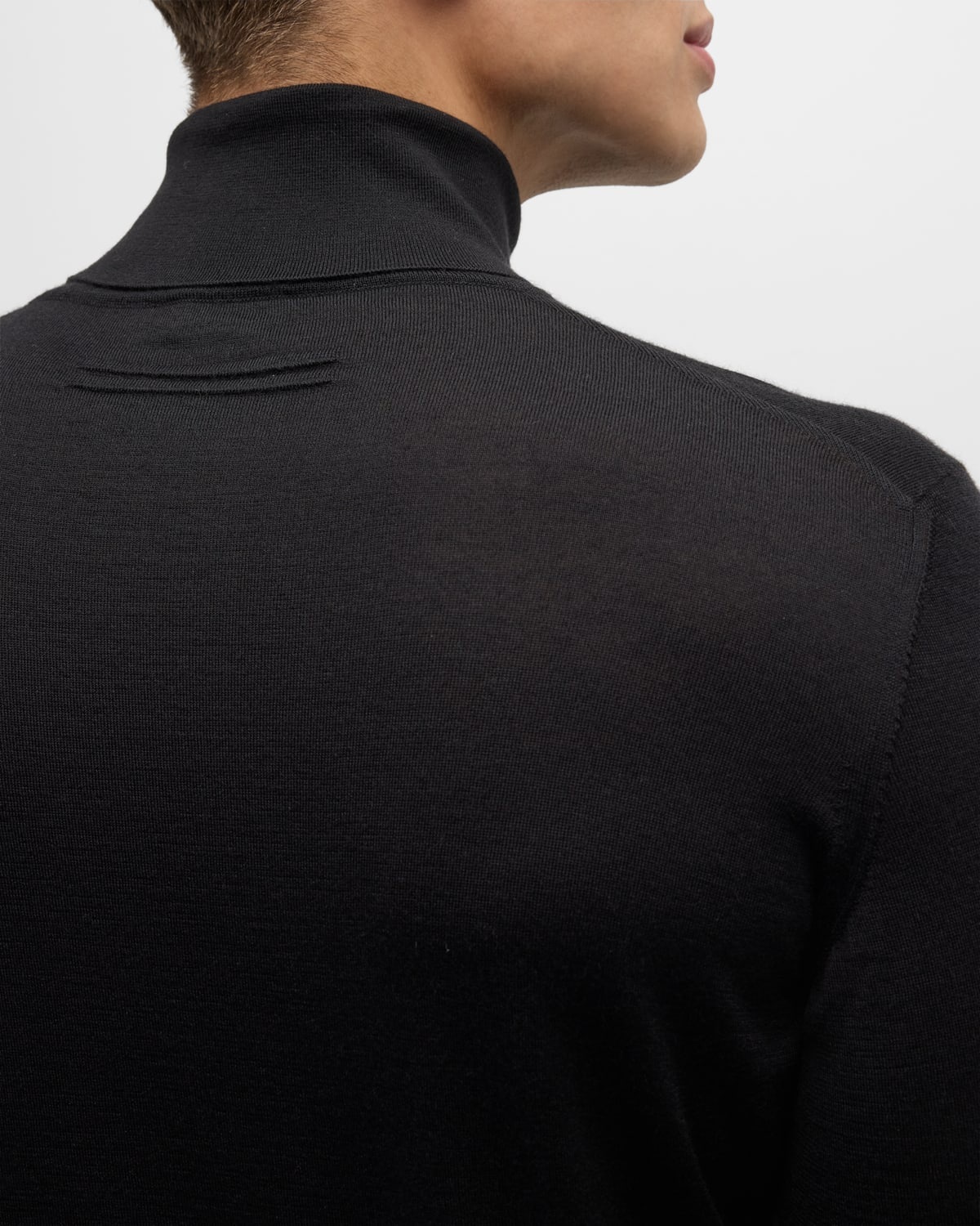Men's Cashmere-Silk Turtleneck Sweater - 6