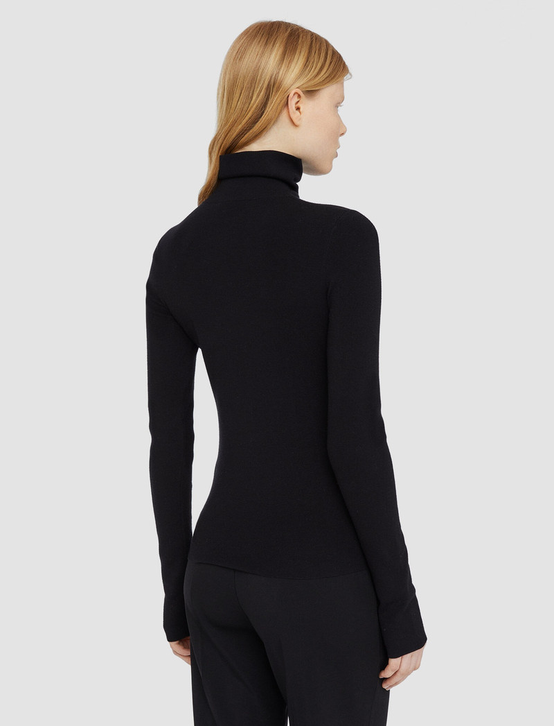 Silk Stretch High Neck Top 4