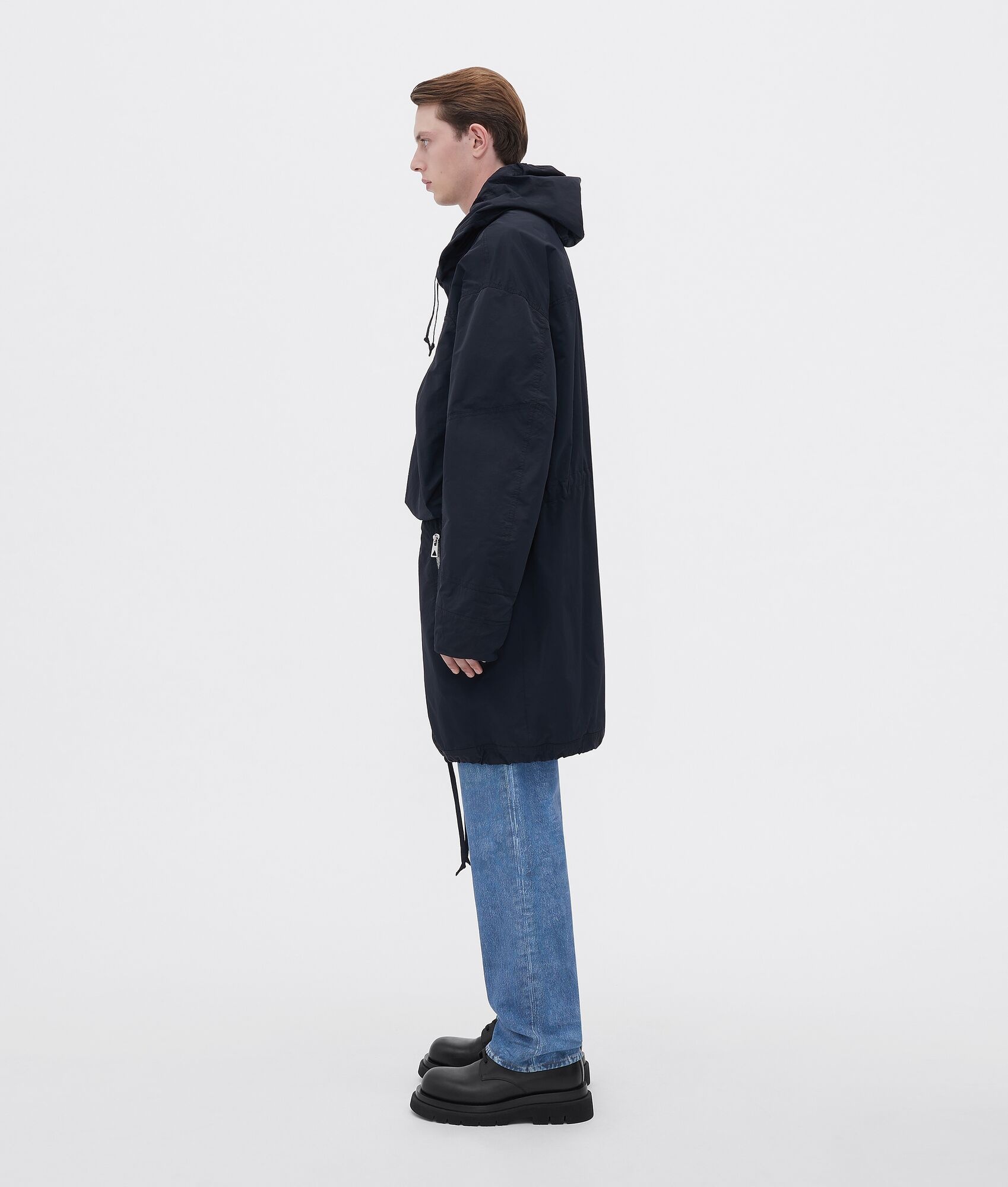 nylon hooded parka - 2