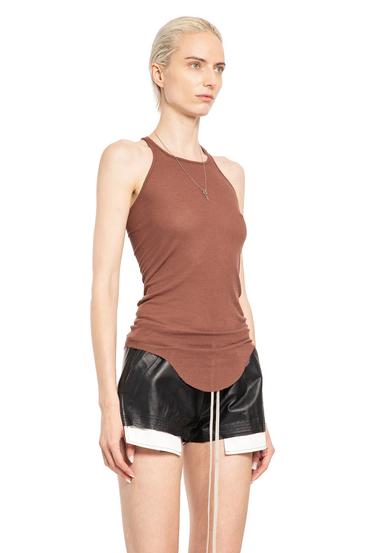 Basic-Rib-Tank-In-Viscose-Silk-Rib-Jersey - 2