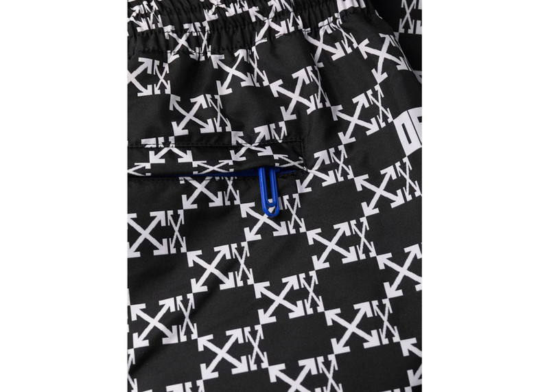 Off-White OFF-WHITE All Over Arrows Monogram Track Pants Black/White outlook